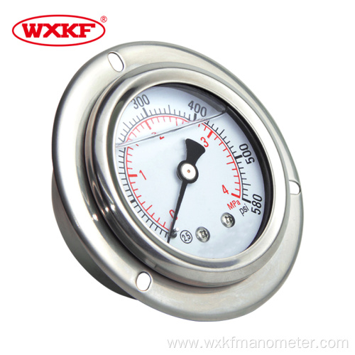 Auto pcb brc air compressor brass anti-vibration pressure gauge